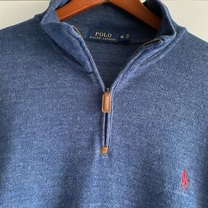 Navy Ralph Lauren Polo Quarter ZIP Pullover XL